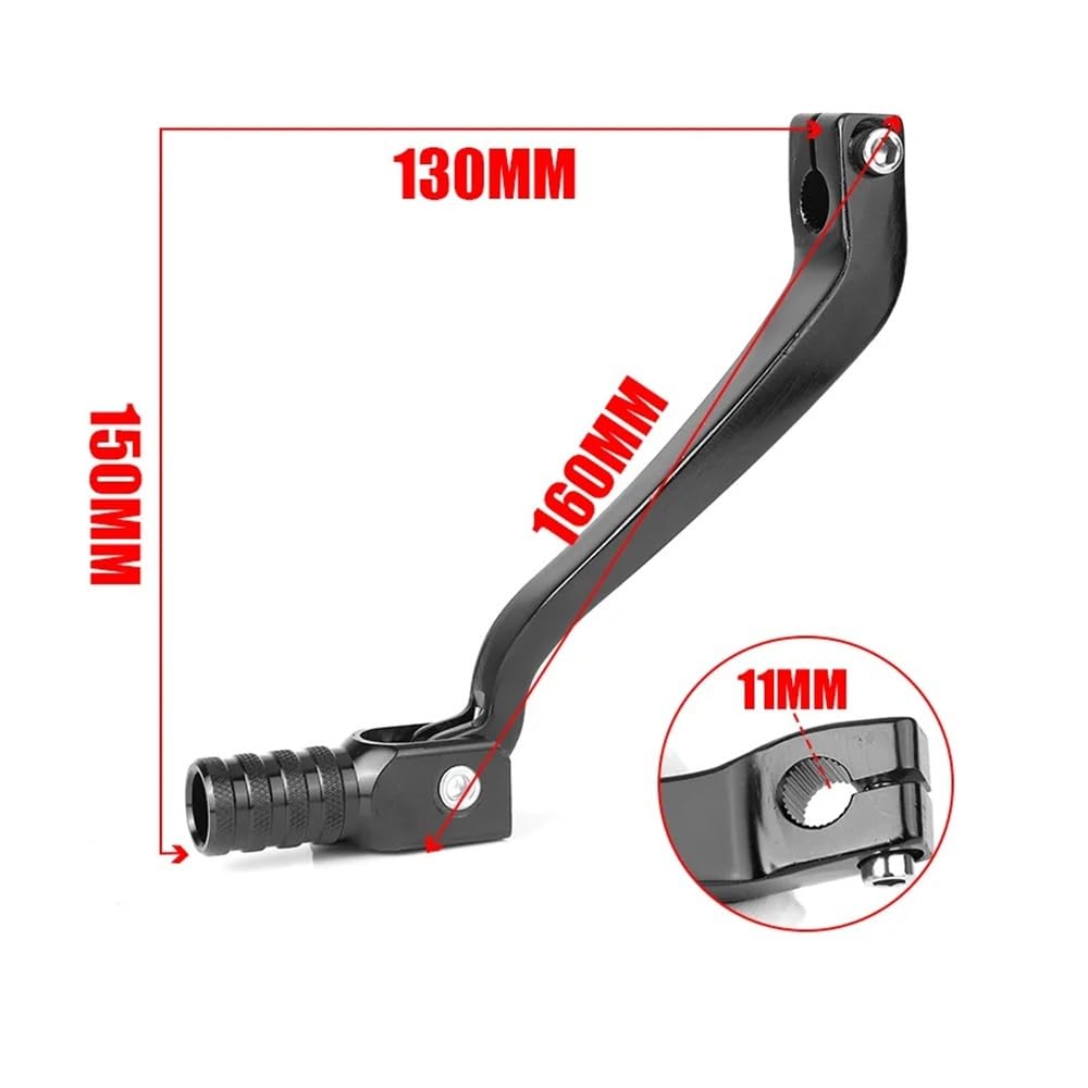 Varilla Pedal Cambio Pedal De Cambio Marchas Para Motocicleta 11 Mm, Manija Freno Dirt Pit Accesorios Modificación Universales Aleación De Aluminio Para Motocicleta