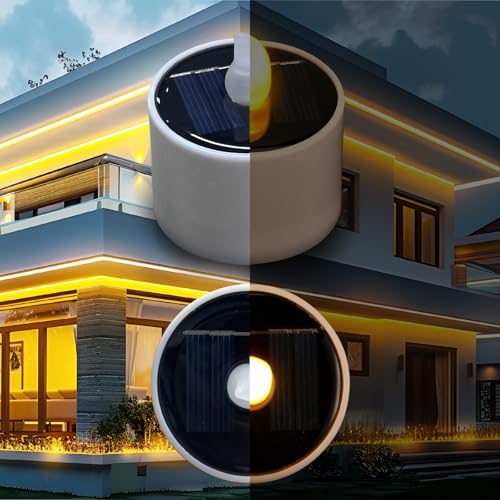 Kasanni Solar Teelichter für Außen, Solar Kerzen Outdoor, 12er LED teelichter Wiederaufladbar Solarkerzen Flackernd, Aufladbare Teelichter Solarkerzen für Garten Terrassen Balkon Laterne Grab Deko