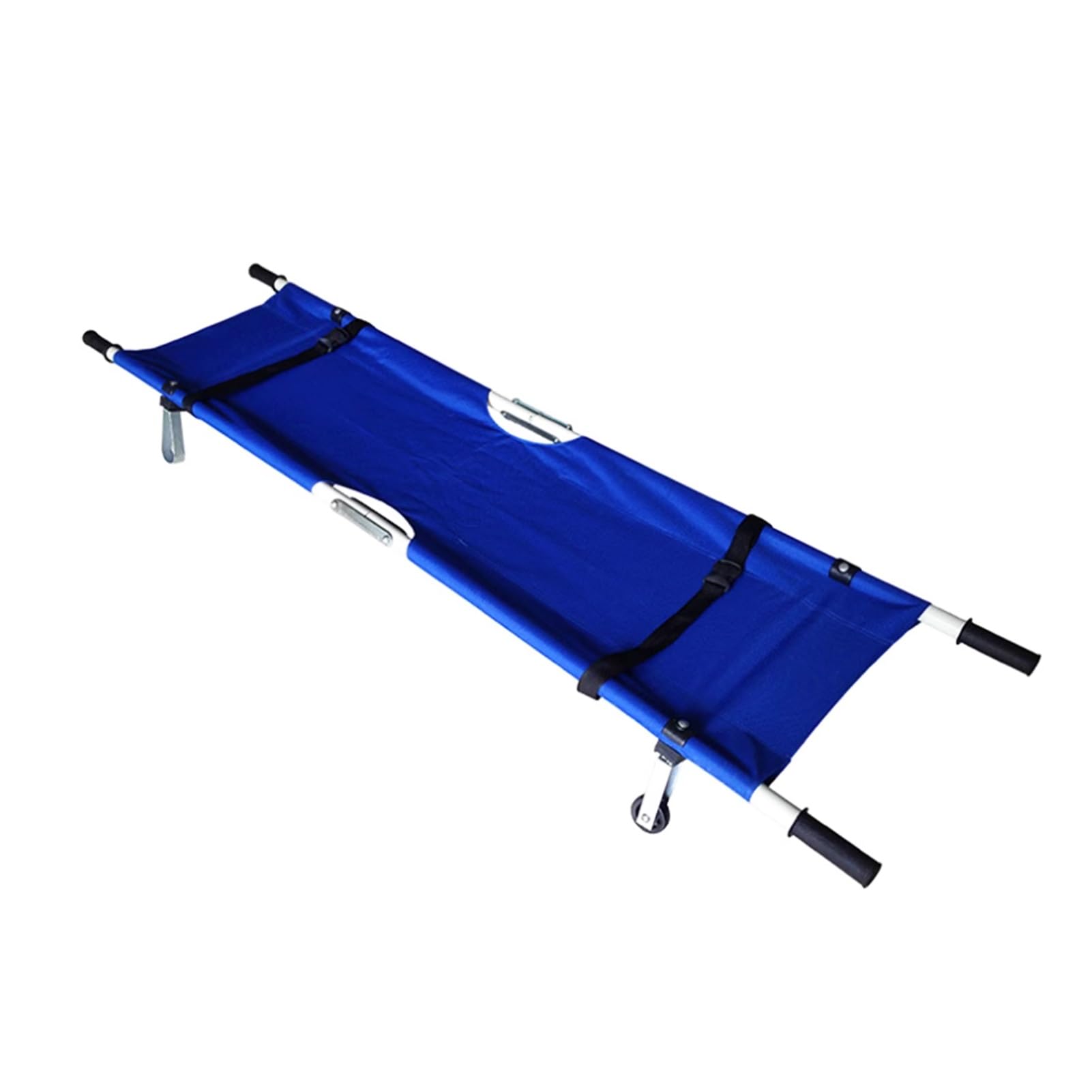 Civière Portative Pliante, Brancard Médicale en Alliage D'aluminium, Civière Sauvetage À Domicile, avec Transfert de Patients À roulettes, pour Hôpital, Clinique, Sites Sportifs