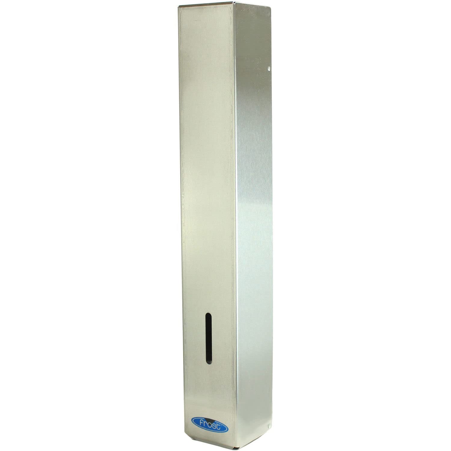 Frost Paper Cup Dispenser by Frost Hats – 2.75"L x 2.75"W x 18"H, Steel, Stainless