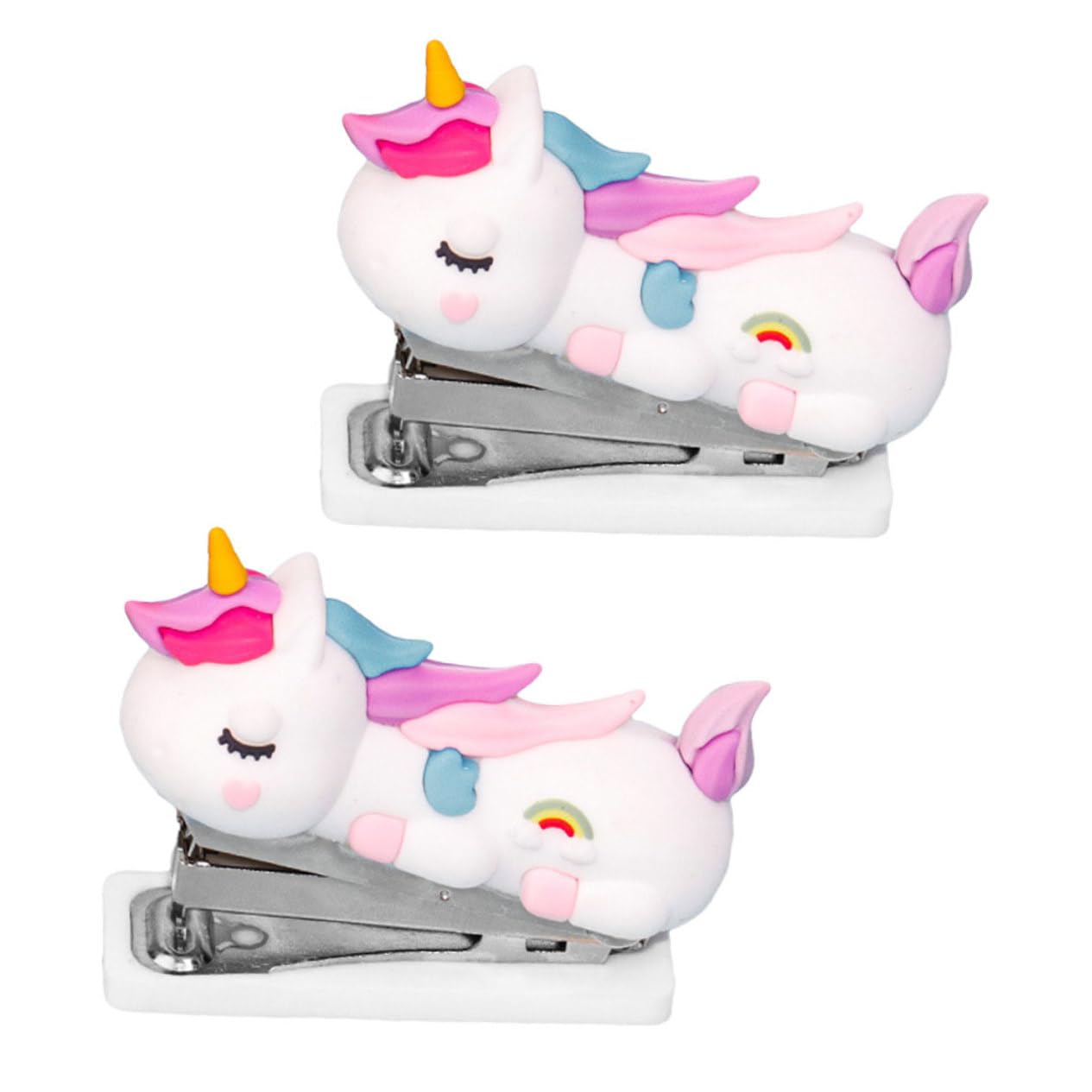 Operitacx 8stücke Niedliche Einhorn-stapler Tragbarer Handstapler Für Zuhause Und Büro Für Studenten Ästhetische Schreibtischaccessoires Heftgerät Für Schule Und Arbeit