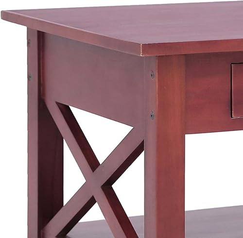 Miniatura 7 de Coffee Table Brown 39.4x21.7 x18.1 Solid Mahogany Wood Living Room Center Table End Tables Living Tables Mesa De Centro para Sala for Dining Room