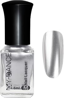 Metallischer Nagellack - 6ML Spiegelnagellack Effekt Nagellack - Metal Chrome Na — Empfehlung für Metallische Nagelkunst