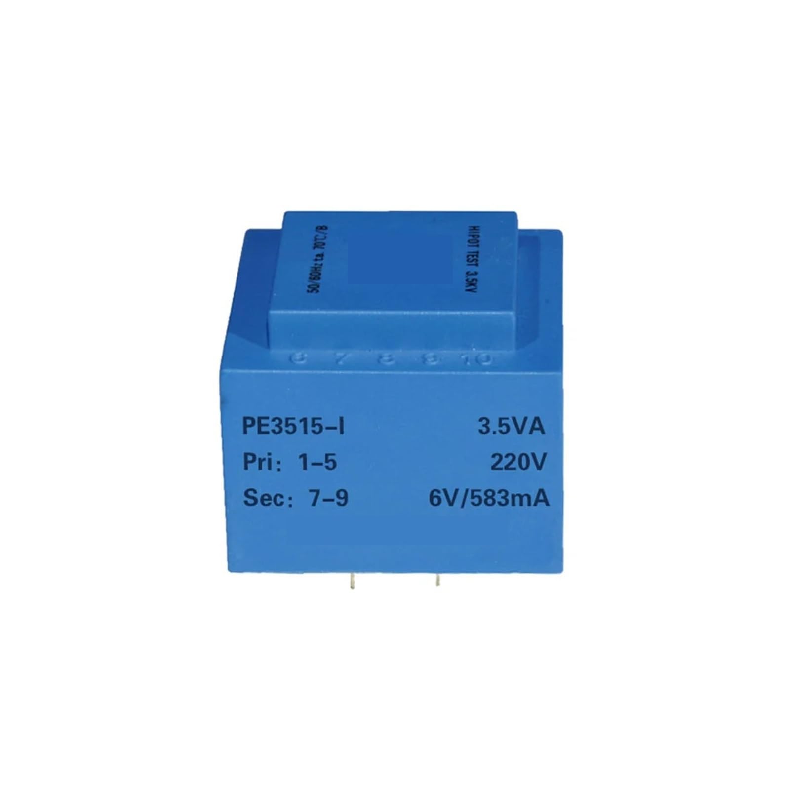 Transformador de aislamiento encapsulado PE3515-I for soldadura de PCB (1 unidad)(3.5VA 220V 18V)