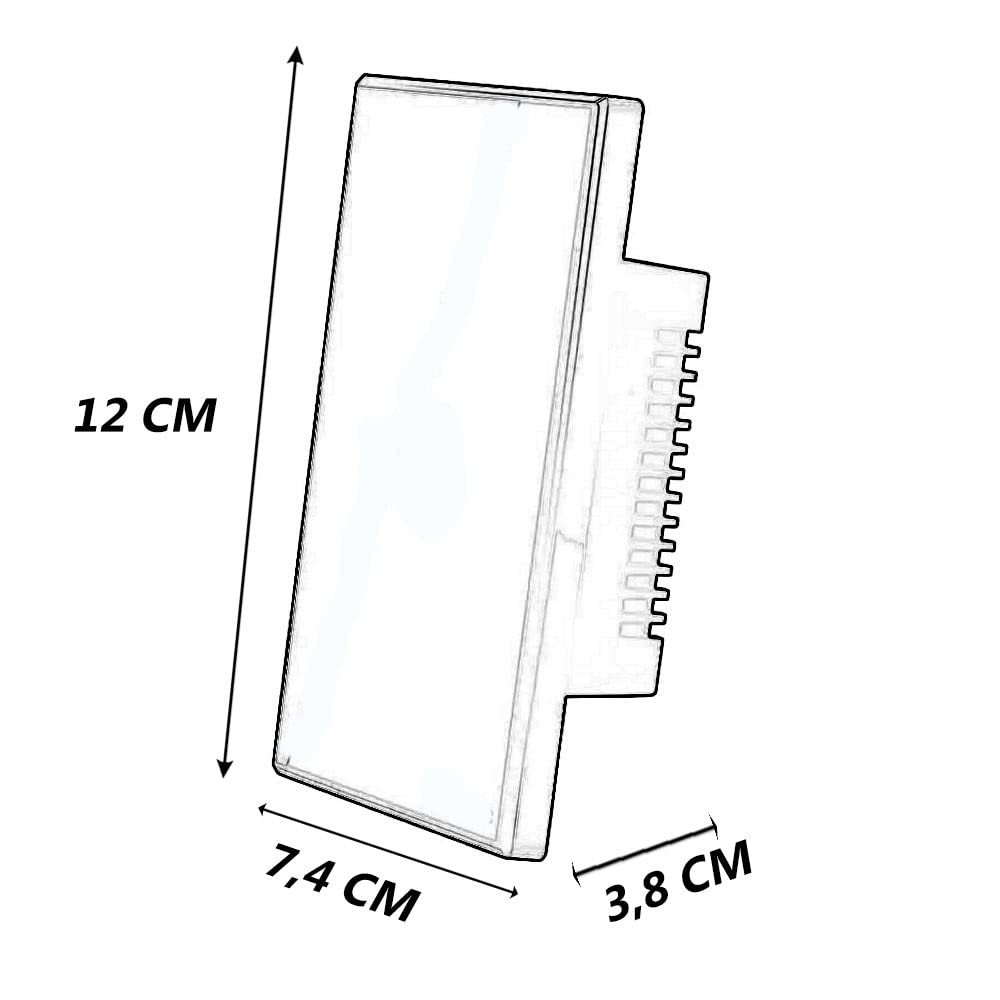 Vetrineinrete® Interruttore smart 1 canale controller da remoto wireless wifi placca touch domotica (Bianco)
