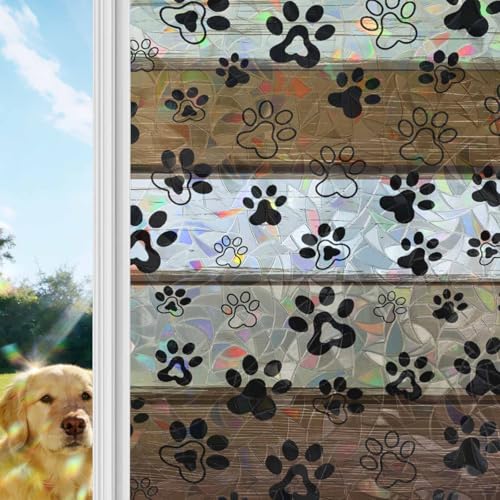 Vinilo decorativo para ventana con efecto arcoíris 17.7x78.7 in miniatura 1