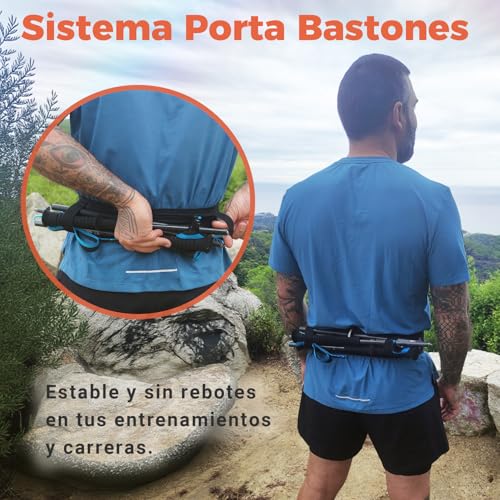 Sac banane running imperméable et stable avec porte-bâtons intégré - 6