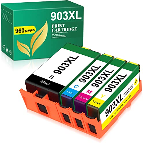 TONER EXPERTE 2 XL Sostituzione Per HP 903 903XL T6M15AE Cartucce D' Inchiostro Compatibili Con HP Officejet Pro 6950 6960 6970 6975 (2 Nero - Foto 7