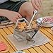 XEGZLH Portable Card Type Barbecue Stove Detachable Barbecue Grills Stainless Steels Camping BBQ Grills Rack Kitchen Accessories