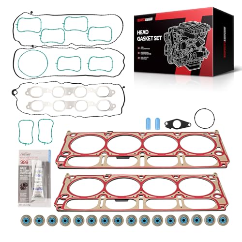 Image of Torchbeam Head Gasket Kit, Engine Cylinder Head Gasket Set Fit for Chevry Silverado 1500 /Sierra 1500 2014-2017, GMC Yukon XL /Cadillac Escalade ESV 2015-2017, Corvette 2014-2015 6.2L 5.3L 4.3L, HGS3244