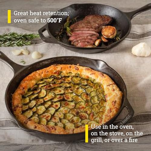 Image of Lodge Chef Collection 2pc Set (10 inch & 12 inch Skillet)