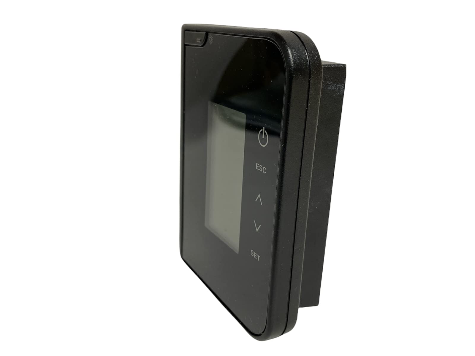 eRicambi, Radiocomando Bidirezionale Tiemme 2WAYS2 per Stufe a Pellet, Display LCD, Portata 15mt, 5 Touch Button, Dimensioni 120x90x30mm, modelli CLAM