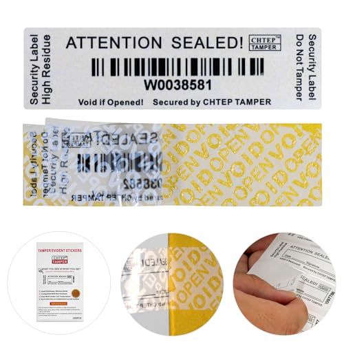The Real Reason Coin Slab Storage Matters 6 ChtepTamper Tamper-Evident Security Labels, White, 1x3.54 inches