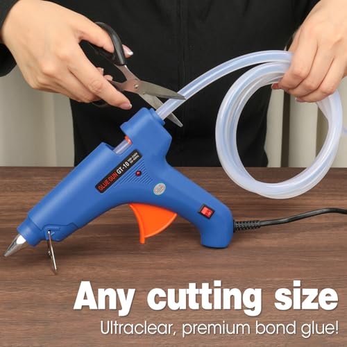 3 Pack Hot Glue Sticks Rolls, Full Size 5 FT Long x 0.43" Diameter Glue Sticks for Glue Gun, Widely Used in Wood, Metal, Glass, Plastic, Floral, Fabric, and More - Image 3