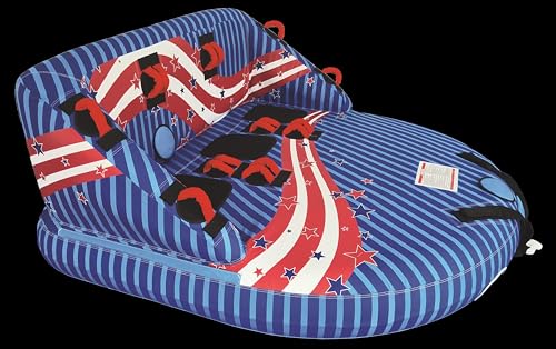 Marpac USA Towable 2-Rider Tube, Red, White & Blue