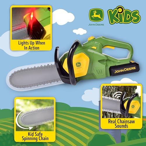 John Deere Chainsaw Toy - Lights & Sounds, Pretend Play - Ages 3+ - image 3