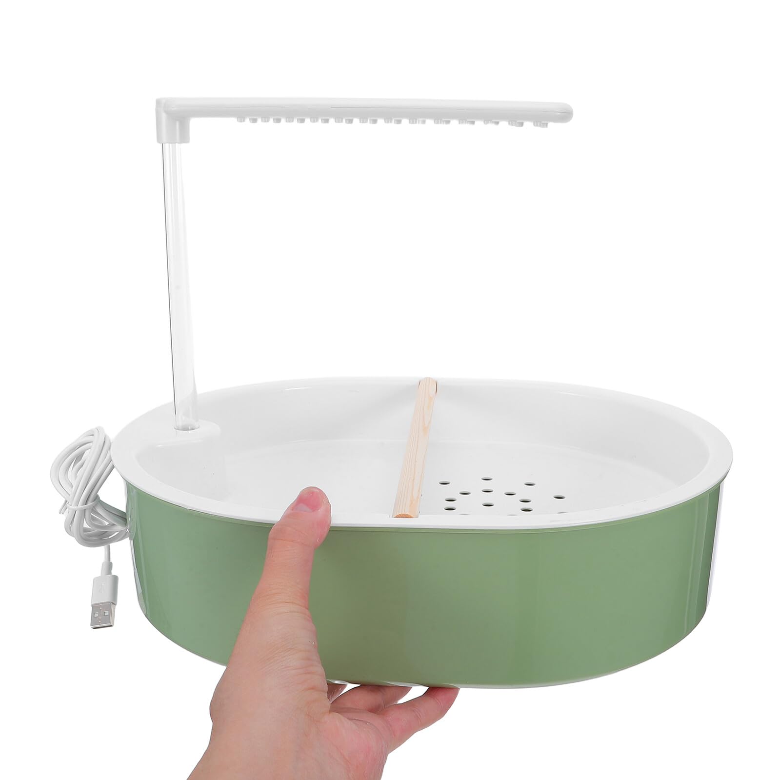 TOYANDONA Vasca da Bagno Automatica per Uccelli Conuri con Pompa Silenziosa e Flusso Regolabile, Fontana Doccia Interna per Pappagalli e Inseparabili, Accessorio Bagno per Gabbia Facile