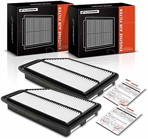 A-Premium 2-Pack Engine Air Filter For 2007-2009 Hyundai Santa Fe - Replacement For OEM 61949191