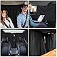 Auto Trennvorhänge Sonnenschutz, 140 x 80 cm Abnehmbarer Auto Vorhang, Auto Innenteiler Vorhänge Sonnenschutz, Auto Fenster Verdunkelung, Auto Sichtschutz Vorhänge, Auto Camping Zubehör