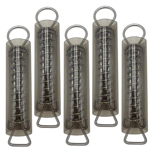 Kisangel 5 Stück Poolabdeckungsfedern Aus Rostfreiem Stahl Mit Schützenden Federhülsen Für Runde Sicherheits Poolabdeckungen Wetterbeständig Und Universell Einsetzbar