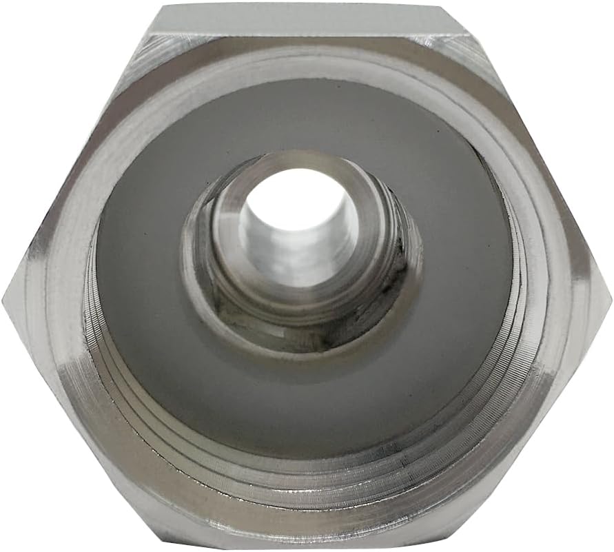 M22-15mm Female x 3/4" GHT Female Stainless Steel Garden Hose Adapter for Pressure Washer Gun