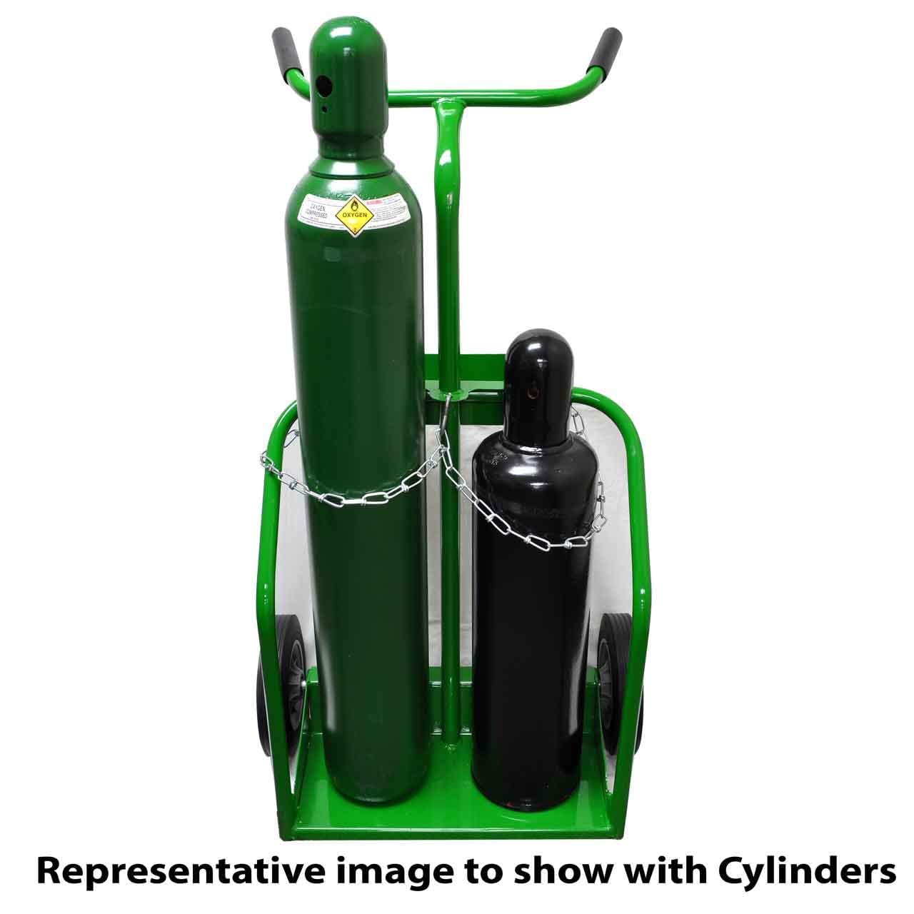 SAF T CART 950-10B Large Dual Cylinder Cart 