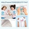 PUNEHOD DTF Transfer Film Roll - 13 X 328ft A3 Matte Clear DTF Film Roll for DTF Inkjet Printer, Direct to Film PET Heat Transfer Paper for T Shirts and All Fabrics (Size: A3+ Roll, 13 x 328ft)