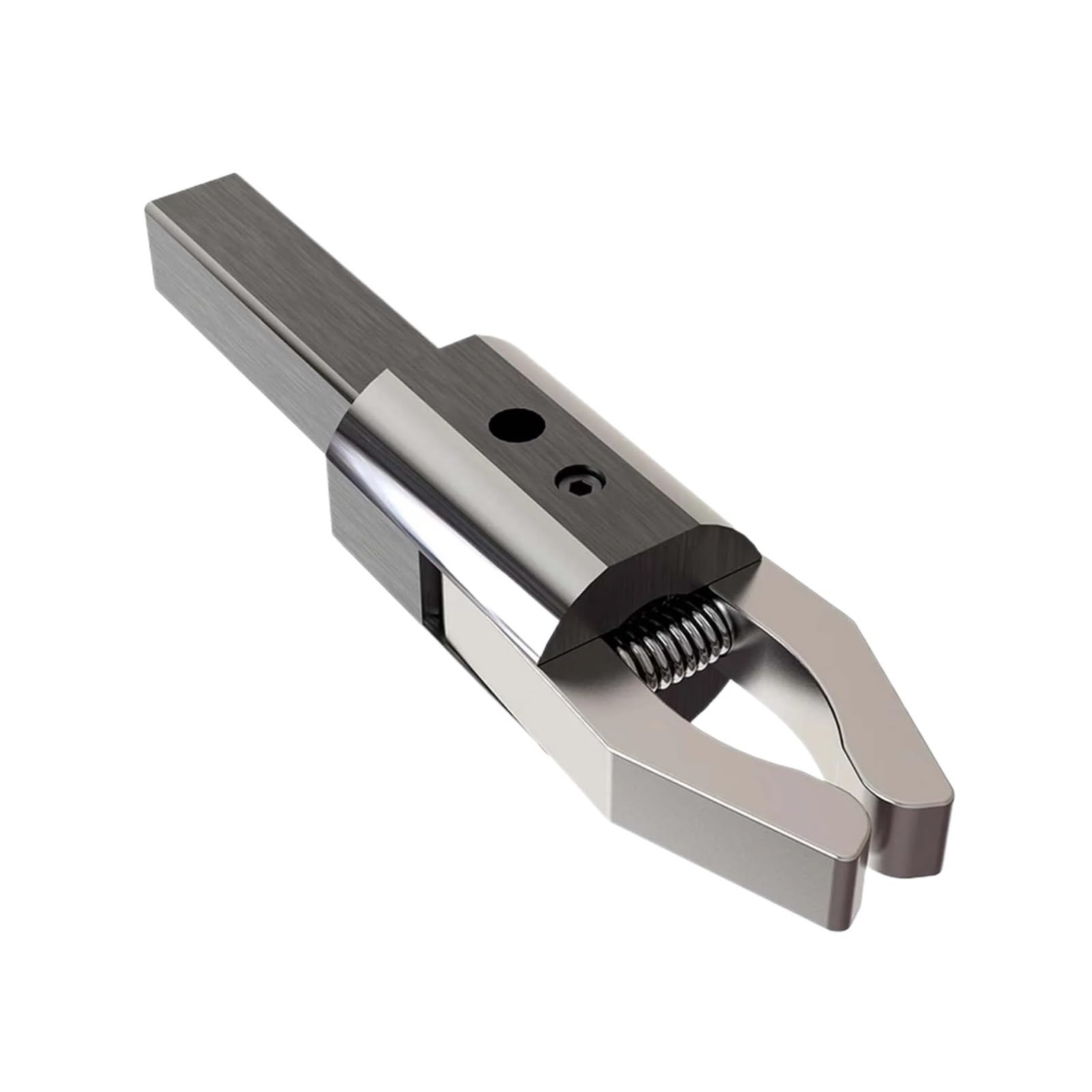Drehmaschinenzuführung, Automatischer Stangenabzieher for CNC-Drehmaschinen mit zwei Klauen, 2–40 mm Klemme, 16/20/25 mm(Square Shank,16MM)
