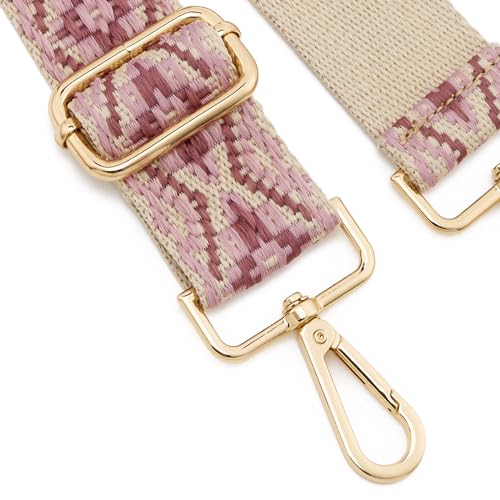 Image of ZOOEASS Wide Shoulder Strap Adjustable Replacement Belt Guitar Style Crossbody Bag Handbag Strap Multicolor Canvas Straps(Wide:1.5in)(Color6)