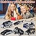 Oriate 6 Pack 1/64 Die-cast SWAT Police Cake Topper Kids Cars Boy Toys Set, Mini Cop Toy Car, Helicopter, Rescue Truck, Military Vehicles Toys, Birthday Gift for 3-5 Year Old Boys Girls