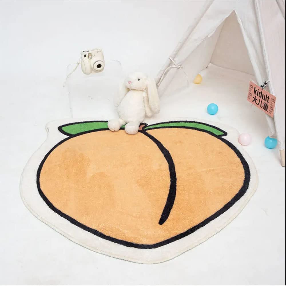 Tapis de salle de bain motif fruits roses pour réveiller votre déco