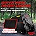 Badass Moto ATV Covers Waterproof Outdoor Heavy Duty, Rip-Resistant, Night-Reflective Quad Cover, 4 Wheeler Cover, ATV Accessories Fits Can am, Polaris Sportsman, Honda Rancher & More, Medium 85
