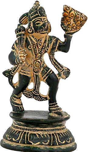 Statue de Hanuman en laiton : rompez la monotonie de votre déco avec l'art indien