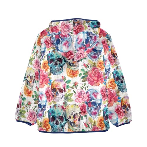 CHIFIGNO Base Ball Blue Toddler Boys Jacket Thickened Warm Soft Comfy Sweatshirt Jacket with Arctic Fleece Lining 3T2