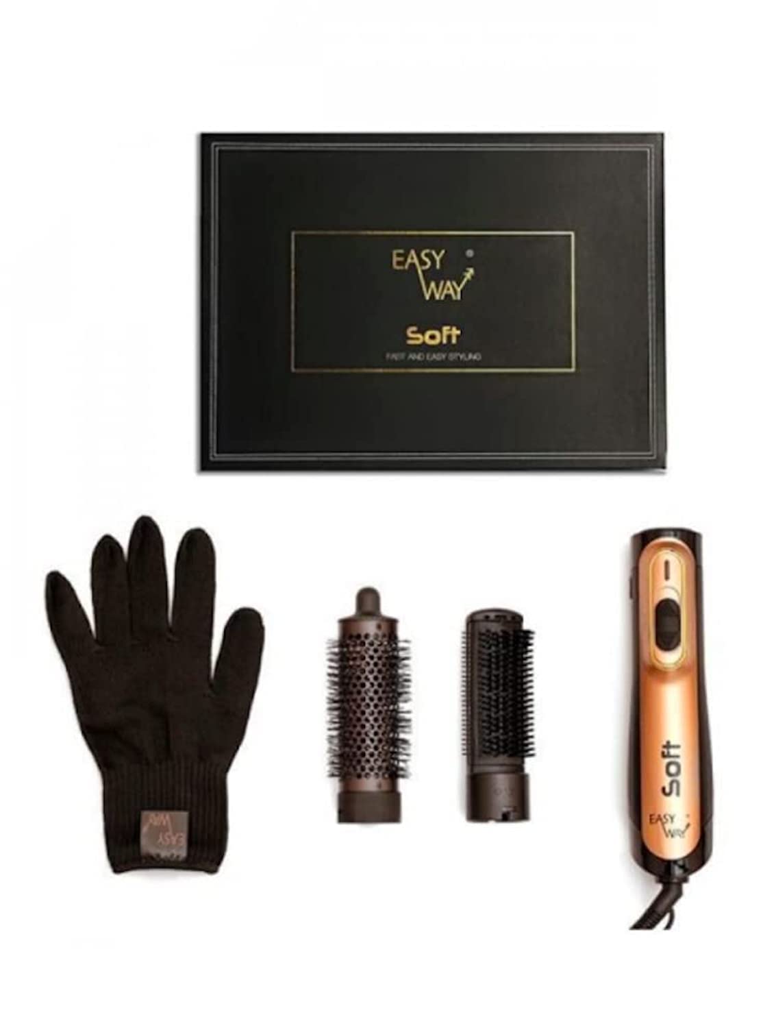 Easy way professional hair dryer with 2 attachments