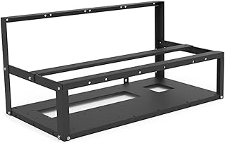 Mining Rig Frame - Miner Rig Case W/6 GPU Mining | Mining Accessories Tools Steel Open Air Miner Rig Case Rack for Crypto ...