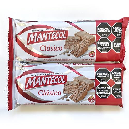 Mantecol 253g (8.9oz) 2 Pack | Traditional Argentine Peanut Nouga...
