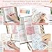 Flasoo 106 Pack Bible Study Supplies Journaling Kit for Women, Church Journal Note Taking Annotation Kit, Tabs and Highlighters Set with Pencil Case and More Bible Accessories Christian Gift