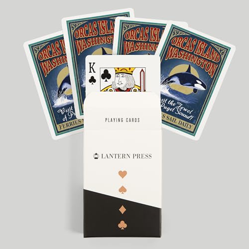 Baraja de Poker Orcas Island Vintage, 52 Cartas miniatura 6