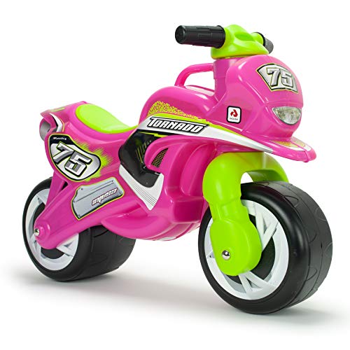 Moto Porteur Enfant 18 Mois à 3 Ans sans Pédales Bebe - Tundra Tornado Stable + Ergonomique Moto Draisiènne 2 Ans Roues Larges + Transport Facile + Style Course |...