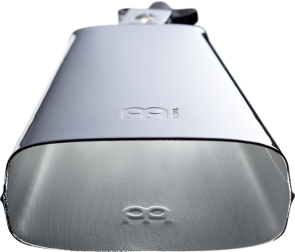 Meinl Percussion STB80S-CH 8-Inch Small Mouth Steel Cowbell, Chrome Finish