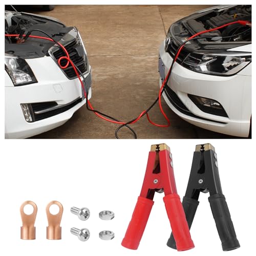 2PCS 1000A Car Alligator Clips,Pure Copper Battery Clamps Replacement for ...