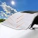 SONRU Magnetic Car Windshield Snow Ice Cover / 3 Magnets Most Secure Fitting and Easiest Installation/Waterproof, Soft Scratch-Free/for Cars Trucks Vans and SUVs(72'' X 46'')