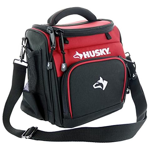 Husky 82021N11 9" 600 Denier Water and Weather Resistant Insulated Cooler with 2 Mesh Sleeves and Carrying Strap Cover