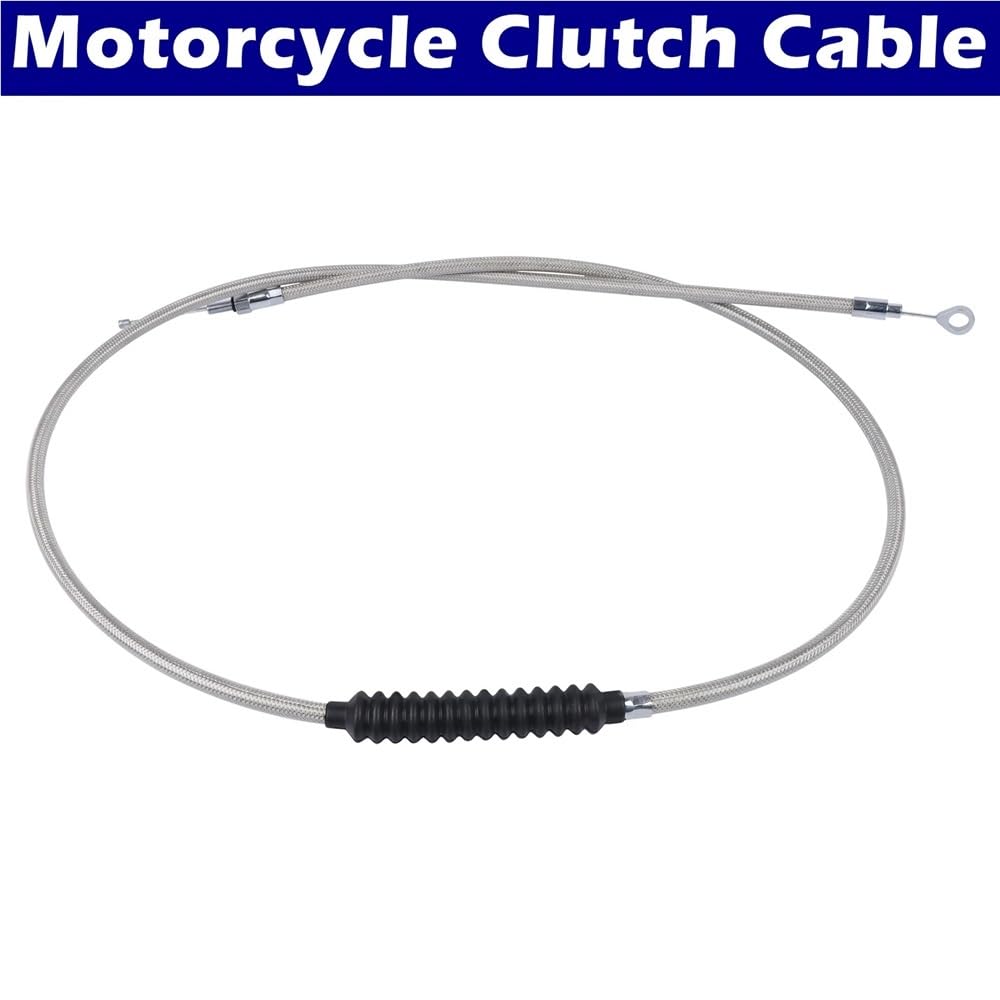 Kit de Cable embrague acero inoxidable trenzado para motocicleta para Sportster para Electra para Glide para Road King 1,6 m - 2,0