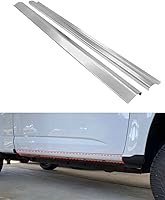 Autoholic Rocker Panel Covers 2PCS for 2004-2012 Chevy Colorado Crew Cab & GMC Canyon - Galvanized Steel Rust Protection