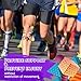 OK TAPE Patterned Kinesiology Tape, Elastic Physical Therapy Athletic Tape for Pain Relief & Muscle Support, Uncut Kinetic Tape, 2in x 16.4ft- 2 Rolls (Geometric)