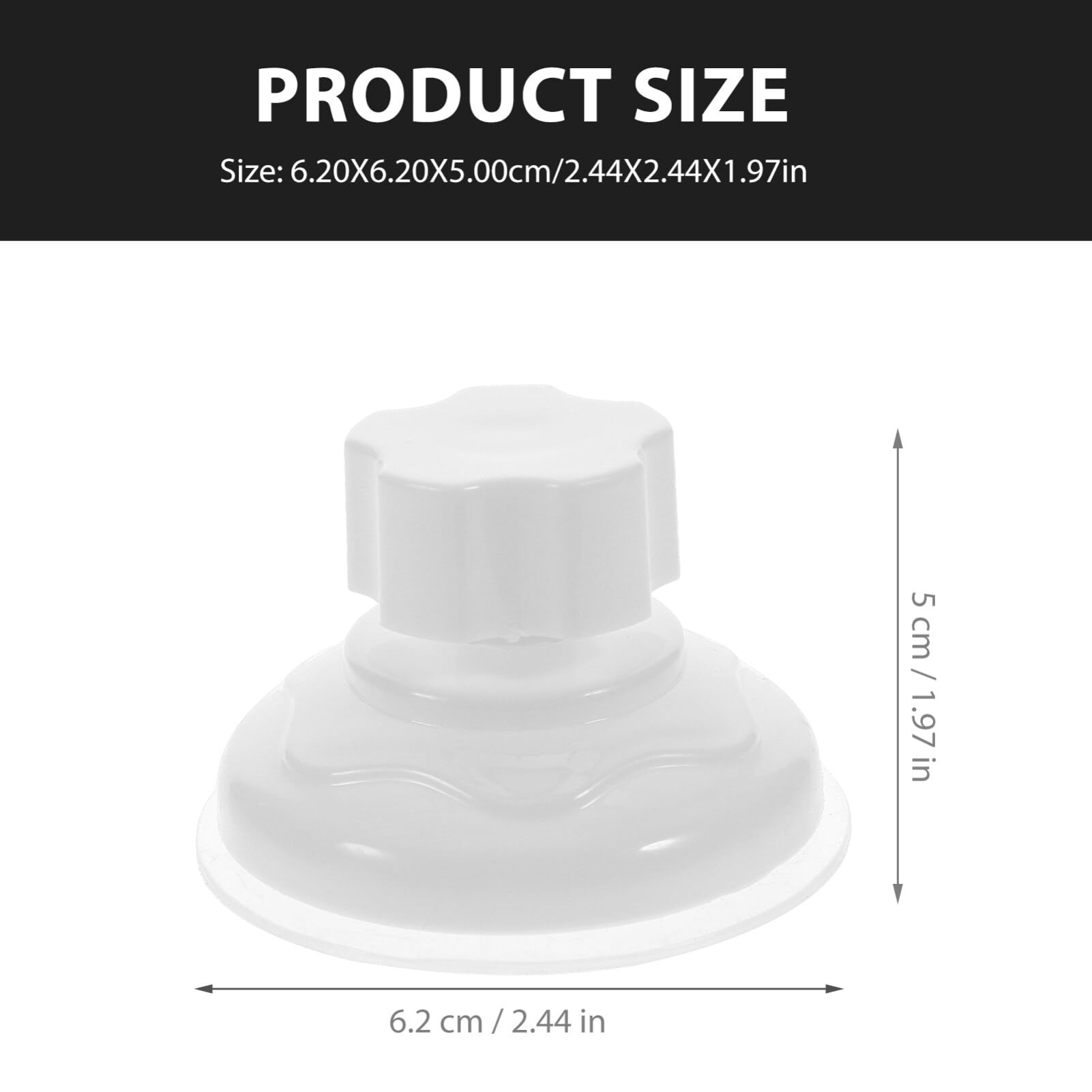 POPETPOP Suction Cups 6pcs Cat Window Perch Cat Window Hammock Replacement Suction Cup for Cat Window Seat Cat Hammock Hanging Pet Supplies White