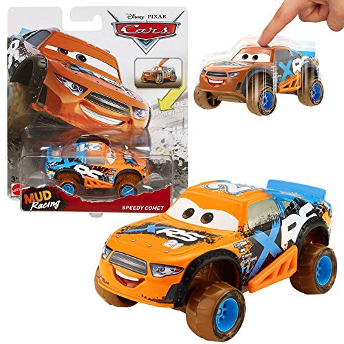 Sélection Mud Racing Édition | Disney Cars | Cast 1:55 Véhicules Voiture Mattel, DXV29N Cars 3 Single:Speedy Comet Cover