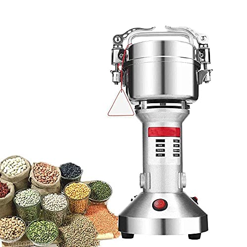 Trituradora de granos 150G Molinillo de molino de granos 70-300 Máquina de polvo de malla 28000 R/Min Pulverizador de polvo superfino para especias Hierbas Café Maíz Sésamo Soja Pescado Pimienta Med